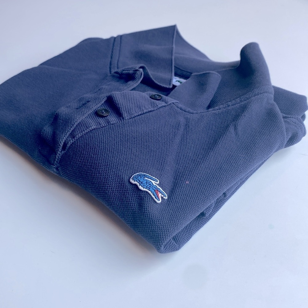Lacoste for JCrew navy short sleeve